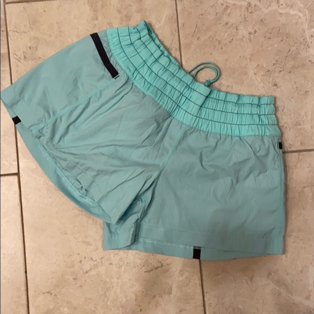 Blue lululemon athletica shorts